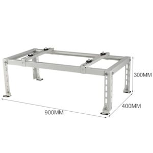 Alternative view of Robuste Klimaanlagen-Halterung, Stabiler Bodenständer für Mini-Split-Systeme und Wärmepumpen, langlebige Bodenmontagebasis für Geräte und Kompressoren, einfache Installation