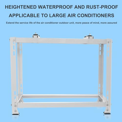 GDHKDDFL Halterungen für Klimaanlagen-Außengeräte, Halterung for Klimaanlagen im Freien, Hochleistungs-Universal-Stoßdämpfung, Luftbehandlungsständer, Wärmepumpen-Basisständer(800x400x600mm) – Bild 5