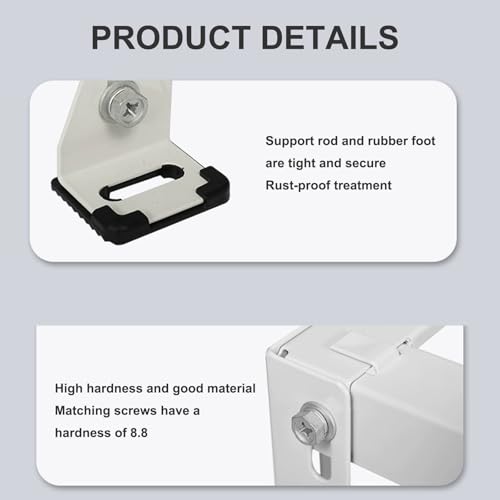 GDHKDDFL Halterungen für Klimaanlagen-Außengeräte, Halterung for Klimaanlagen im Freien, Hochleistungs-Universal-Stoßdämpfung, Luftbehandlungsständer, Wärmepumpen-Basisständer(800x400x600mm) – Bild 6