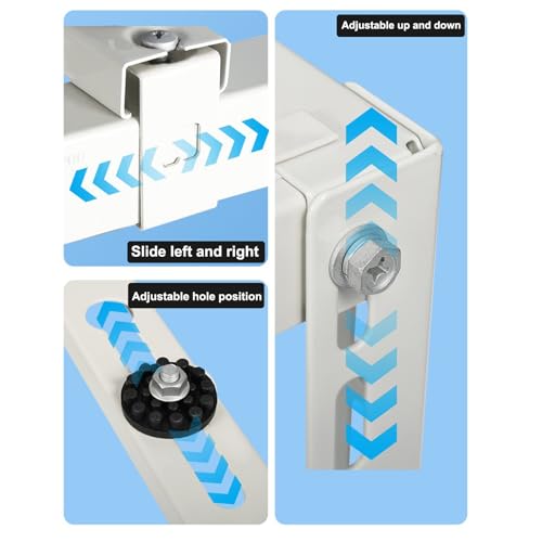 GDHKDDFL Halterungen für Klimaanlagen-Außengeräte, Halterung for Klimaanlagen im Freien, Hochleistungs-Universal-Stoßdämpfung, Luftbehandlungsständer, Wärmepumpen-Basisständer(900x450x600mm) – Bild 7