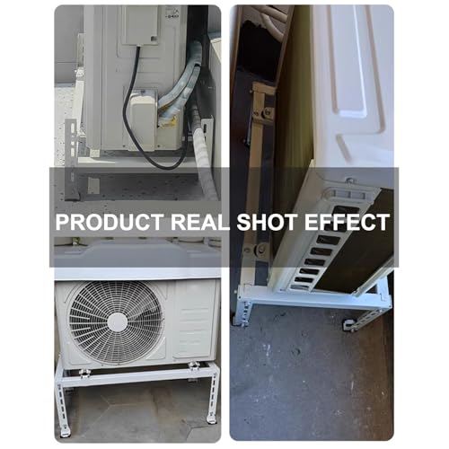 GDHKDDFL Halterungen für Klimaanlagen-Außengeräte, Halterung for Klimaanlagen im Freien, Hochleistungs-Universal-Stoßdämpfung, Luftbehandlungsständer, Wärmepumpen-Basisständer(900x450x600mm) – Bild 8