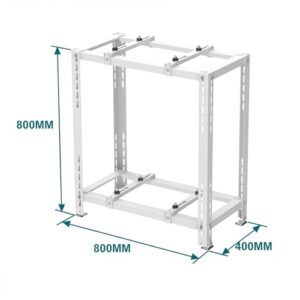 Alternative view of Robuster Bodenständer für Klimaanlagen, langlebige Kondensatoreinheit-Basis, Bodenhalterung für Wärmepumpensysteme, wetterfest