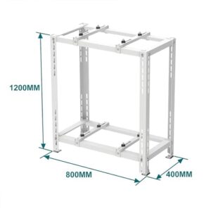 Alternative view of Robuster Bodenständer für Klimaanlagen, langlebige Kondensatoreinheit-Basis, Bodenhalterung für Wärmepumpensysteme, stabile Unterstützung für Außengeräte