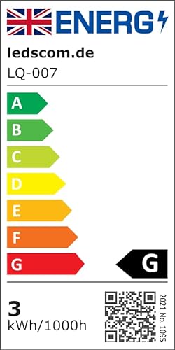 ledscom.de 4 Stück LED Wandeinbauleuchte NOLA, Downlight für außen, IP54, anthrazit matt, 140 x 70mm, warmweiß – Bild 19