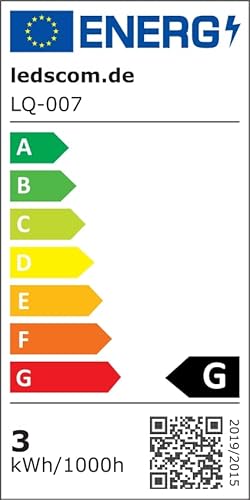 ledscom.de 4 Stück LED Wandeinbauleuchte NOLA, Downlight für außen, IP54, anthrazit matt, 140 x 70mm, warmweiß – Bild 9