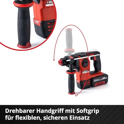 Einhell Professional Akku-Bohrhammer HEROCCO 18/20 Power X-Change (18 V, Brushless, 2,2 J, SDS-plus, pneumatisches Schlagwerk, Tiefenanschlag, inkl. Koffer, ohne Akku) – Bild 8