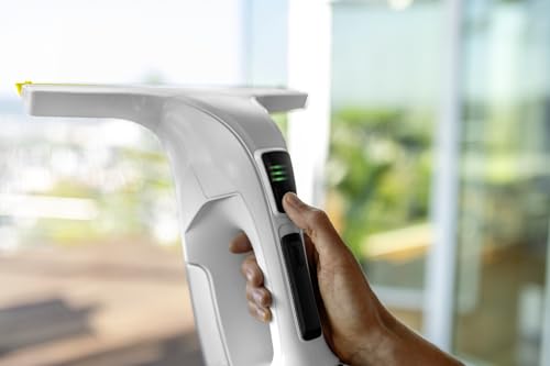 Kärcher Akku-Fenstersauger WV 5 Ultra Care, Akkulaufzeit: 45 min., Xtra!Flex® Silikonlippe & 360° Comfort!Clean, verstellbare Sprühflasche mit Mikrofaser-Wischbezug, 20 ml Fensterreiniger, USB-C-Port – Bild 2