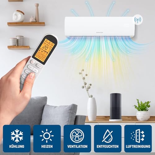 Danyon Multisplit Klimaanlage 3 Innengeräte - 27000 BTU - 7,9 kW - Inverter Klimagerät mit Heizfunktion, WiFi und Smart-Home - sehr leise & energiesparend, Splitgerät vorgefüllt – Bild 3
