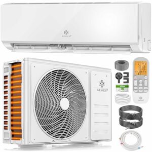 KESSER® Klimaanlage Set Split, WiFi/App Funktion Klimagerät, Kühlen A /Heizen A , 18000 BTU/h (5.300W) sehr leise, Kältemittel R32, Fernbedienung, Timerfunktion, Montagematerial