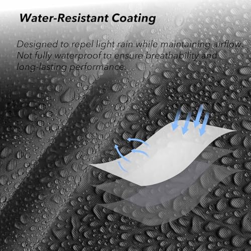 Rivenlo Sonnensegel Wasserdicht 5x5m Viereckig Sonnenschutz Wasserabweisend PES Polyester Quadratisch Segel mit UV Schutz für Balkon Garten Terrasse Grau – Bild 2