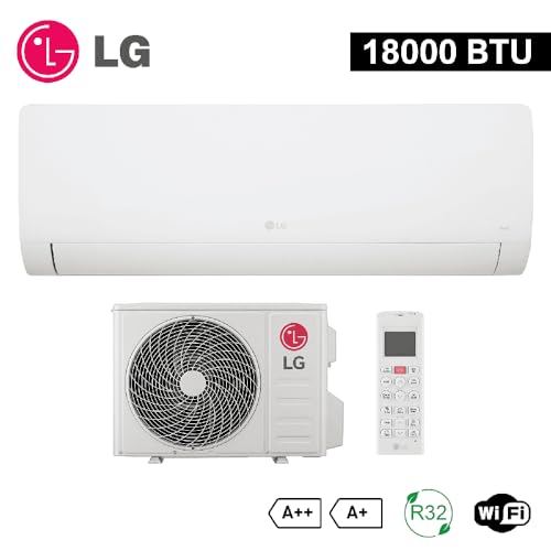 LG Mono-Split-Klimaanlage 18000 Btu Libero WZ18 (WZ18AWN.SNU1 WZ18AWU.SUU1), Inverter-Klimagerät R32 A /A , Wärmepumpe mit WiFi, Mattweiß – Bild 2