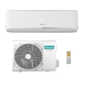 Hisense Halo Klimagerät 24000 BTU R32 CBBT242RG ATBT242RW, 19dB(A), antibakterieller Verdampfer, Kohlefilter, Schimmelschutz, Selbstreinigend (Innen), LED-Display, WLAN, A A (24000 BTU)