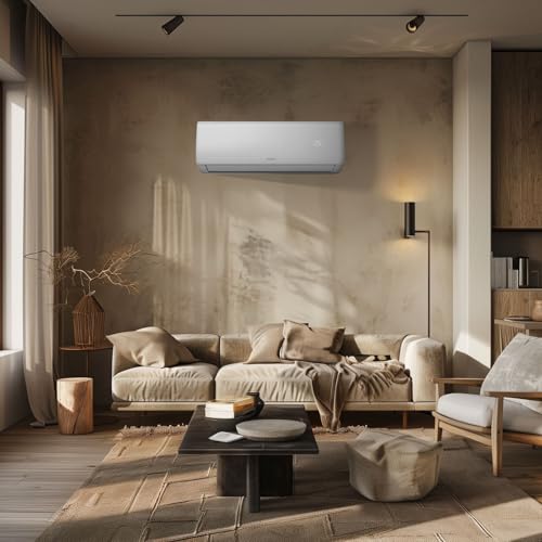 EVVO Splitklima-Klimaanlage, WLAN, Kühlung und Heizung, WLAN-Konnektivität, Invertermotor, Wärmepumpe, Klasse A /A , Luftentfeuchter, Kühlmittel R32 (9.000 BTU) – Bild 7