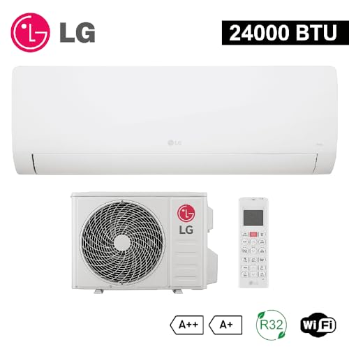 LG Mono-Split-Klimaanlage Libero WZ24, 24000 Btu (WZ24AWN.SNU1 WZ24AWU.SUU1), Inverter-Klimagerät R32 A /A , Wärmepumpe mit WiFi, Mattweiß – Bild 2