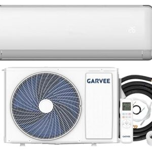 AUX 9000BTU Mini Split Air Conditioner, FM Serie, SEER 6.1 a Energieeffizienzklasse, R32 Kältemittel, 220-240V~50Hz, WiFi-Steuerung, Wandmontage, Split Klimaanlage Für Wohnzimmer Schlafzimmer Büro,
