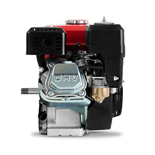 EBERTH 6,5 PS 4,8 kW Benzinmotor Standmotor Kartmotor Antriebsmotor mit 19,05 mm Ø Welle mit AG, Ölmangelsicherung, 4-Takt, 1 Zylinder Benzin Motor, 196 ccm Hubraum, luftgekühlt, Seilzugstart – Bild 3