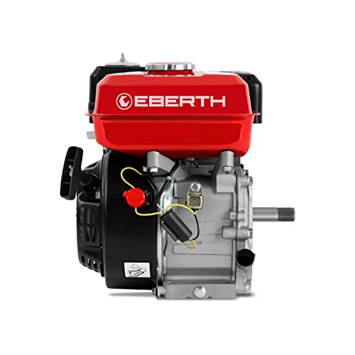 EBERTH 6,5 PS 4,8 kW Benzinmotor Standmotor Kartmotor Antriebsmotor mit 19,05 mm Ø Welle mit AG, Ölmangelsicherung, 4-Takt, 1 Zylinder Benzin Motor, 196 ccm Hubraum, luftgekühlt, Seilzugstart – Bild 8