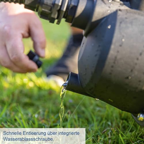Scheppach Akku Gartenpumpe C-GP3000-X mit 2 Schlauch | Fördermenge 3000 L/h | Förderhöhe 25m | Eintauchtiefe 8m | Förderdruck 2,6bar | 20V-IXES-Serie | 10 Jahre Garantie | mit 2x 2Ah Akku & Ladegerät – Bild 3