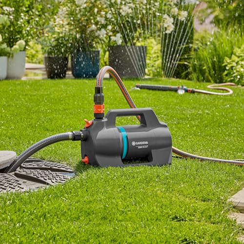 Gardena Gartenpumpe 5200 Silent Set Pumpen: 26% mehr Wasserdurchfluss bei gleichem Energieverbrauch im Vergleich zum Vorgänger-Modell*, Leise im Betrieb (09085-20) – Bild 5