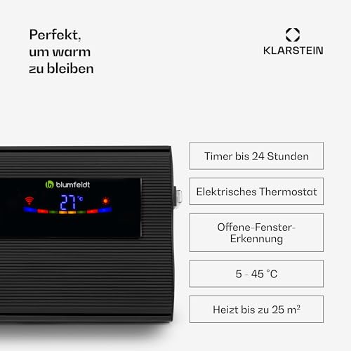 Klarstein Heizstrahler, Elektrische HeizungTerrasse & Garten, Infrarotstrahler mit WiFi App-Steuerung, Timer, LED-Anzeige, IP44 Infrarot Heizstrahler, CO2-Freie, Energieeffiziente Heizung, 3000W – Bild 4