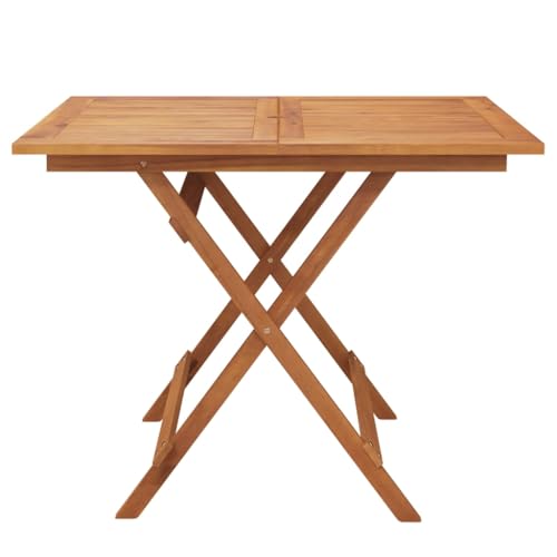 vidaXL Gartentisch Klappbar, Esstisch für Garten Hof Terrasse, Klapptisch mit viel Platz, Tisch Campingtisch Balkontisch, Massivholz Akazie – Bild 6