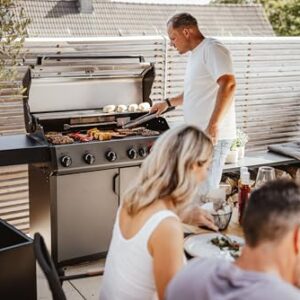 Alternative view of Enders® Gasgrill Hyde 6 SIKR Turbo II inkl. Thermometer, 6-Brenner aus Edelstahl, 800 °C TURBO ZONE, SWITCH GRID, Infarot-Backburner und Seitenkocher