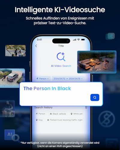 Reolink Dreifachobjektiv PoE Sicherheitskamera für den Außenbereich, 10MP 180° Panorama & 4K PT mit Auto-Tracking, KI-Videosuche, Perimeterschutz, Farb- & IR-Nachtsicht, 24/7-Aufzeichnung, OMVI 3i PoE – Bild 5