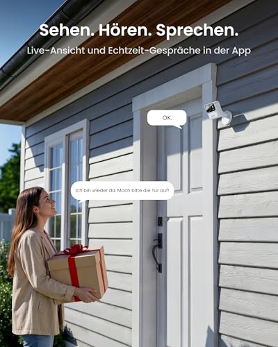 Reolink Magnetische Überwachungskamera Akku Set, 9 Monate Laufzeit, Lokaler Speicher, Fernzugriff, Smart Playback, Dual-Band WLAN, Kein ABO, für Innen & Außen, Hub Mini 2X Argus MagiCam – Bild 10