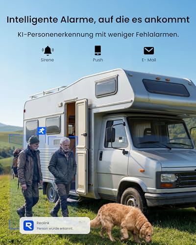 Reolink Magnetische Überwachungskamera Akku Set, 9 Monate Laufzeit, Lokaler Speicher, Fernzugriff, Smart Playback, Dual-Band WLAN, Kein ABO, für Innen & Außen, Hub Mini 2X Argus MagiCam – Bild 5