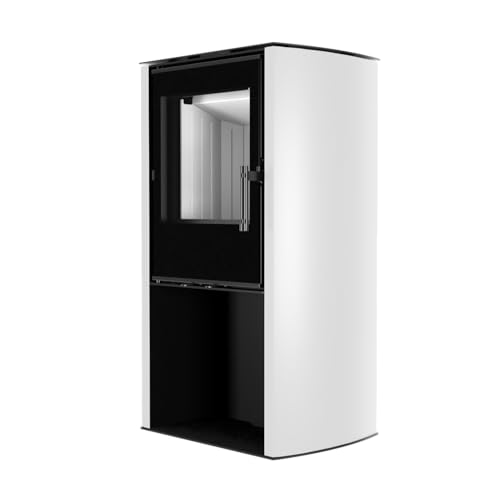 Modern Kamineinsatz KOVI Cane S White 6,5 KW – Bild 3
