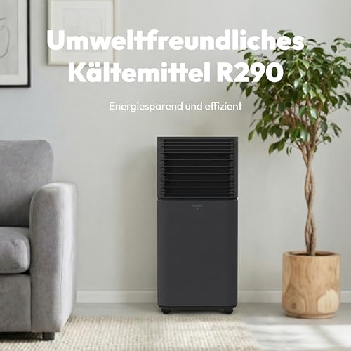 MEDION Smarte Mobile Klimaanlage mit Abluftschlauch P901 (9000 BTU, mobil, inkl. Fensterabdichtung, bis 32m², 3in1,Kühlen Entfeuchten Ventilieren, App- und Sprachsteuerung, Schlafmodus – Bild 6