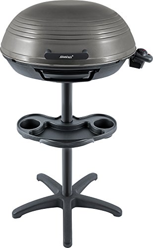 Steba VG 325 Elektrischer Grill Stand BBQ Grill XXL Alu-Druckguss Grillplatte mit Deckel Low-Fat – Bild 3