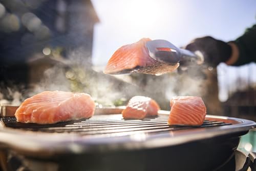 Weber Lumin Kompakt Tragbarer Elektrogrill, Heizt bis 315°C, mit Deckelthermometer, porzellanemaillierten Gusseisenrosten, 43 x 32 cm Grillfläche, schwarz (1502012) – Bild 18