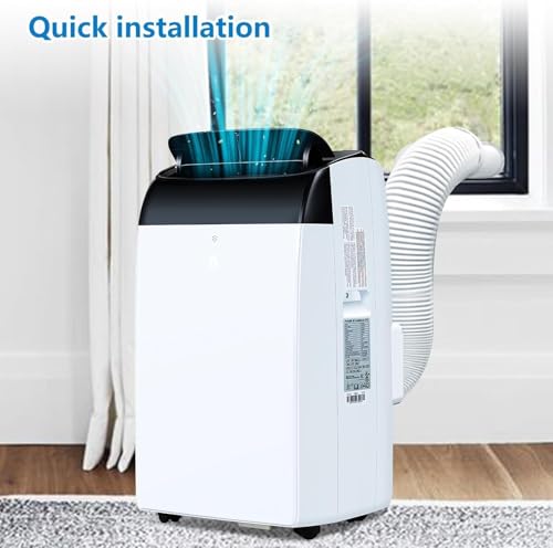 Tragbare 3-in-1-Klimaanlage mit 10000 BTU – mit Fernbedienung, Ventilator, Luftentfeuchter, leisem Betrieb und Rollen; geeignet für Schlafzimmer, Wohnzimmer und Büros. – Bild 4