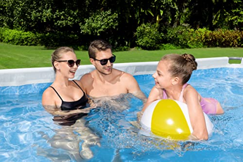 Bestway Power Steel Ersatz Frame Pool ohne Ersatz Frame Pool 404 x 201 x 100 cm, lichtgrau, eckig – Bild 10