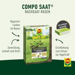 Alternative view of COMPO SAAT Nachsaat-Rasen - für Lücken und kahle Stellen - zuverlässiger Nachsaatrasen - hochwertige Saatgutmischung mit Premium-Mantelsaat - 2 kg für 100 m²