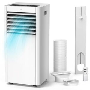 Mobile Klimaanlage, 4-in-1 Klimageräte 7000 BTU mit Abluftschlauch | 2, 0kW für Räume bis zu 25 m² | AUTO | LED Display& Fernbedienung, Timer, Leise & Energieeffizient | Easy-Cool- Klimaanlage