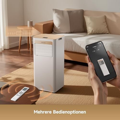 DREAME P-Wind10 7000 BTU Tragbare Klimaanlage, 3-in-1: Kühler & Entfeuchter & Ventilator. 3D Airflow, App- & Fernsteuerung, Schlafmodus, Selbstverdunstung, einfache Einrichtung – Bild 4