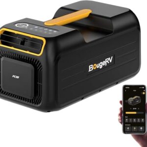 BougeRV 2026 PC35 Mobile Klimaanlage, 3500 BTU Tragbare Klimaanlage, 5 in 1 Klimagerät mit App, Kompakt mit Griff, AC 100V-240V, Camping Klimaanlage für Wohnmobil, Zelt, Lkw, Van