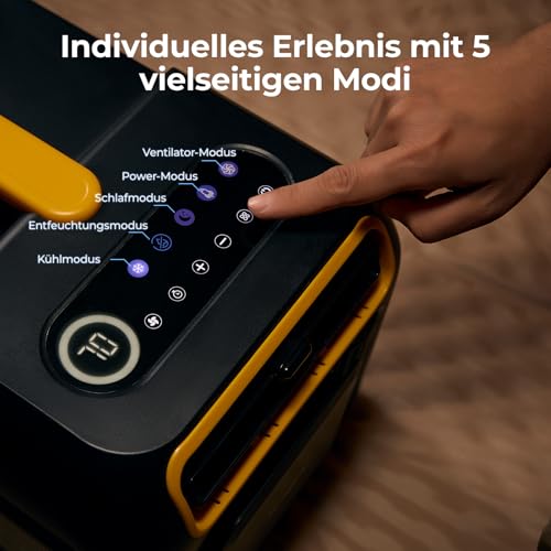 BougeRV 2026 PC35 Mobile Klimaanlage, 3500 BTU Tragbare Klimaanlage, 5 in 1 Klimagerät mit App, Kompakt mit Griff, AC 100V-240V, Camping Klimaanlage für Wohnmobil, Zelt, Lkw, Van – Bild 6