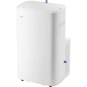AEG Comfort 7000 mobiles Klimagerät ACU7878CSW – 4‑in‑1 Klimaanlage mit Inverter, 12.000 BTU, A , flüsterleise 43 dB, Entfeuchter & Luftreiniger mit HEPA‑Filter, App‑Steuerung, R290