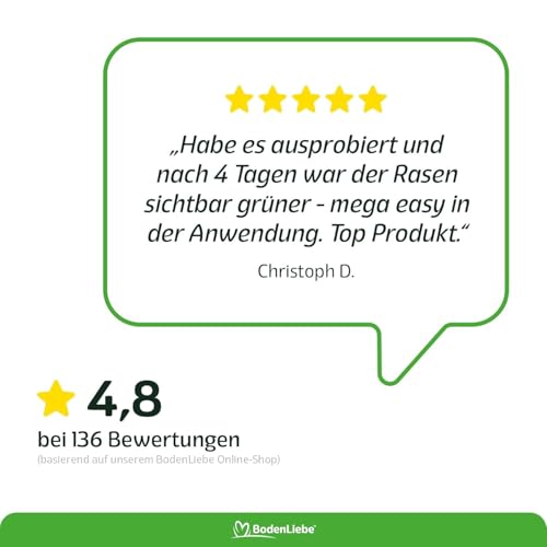 RASENBLITZ Rasendünger Sommer flüssig 5 L – flüssiger Rasendünger für starken Rasen trotz Hitze – ideal zur Ergänzung zu Rasensamen – inkl. Sprühflasche – Anwendung direkt am Gartenschlauch – Bild 3