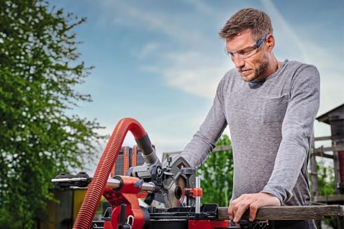Einhell Akku-Zug-Kapp-Gehrungssäge TE-SM 36/8 L Li-Solo Power X-Change (36 V, max. 65 mm x 305 mm Schnitttiefe/-breite, Ø 216 mm Sägeblatt, neigbarer Sägekopf, ohne Akku) – Bild 4