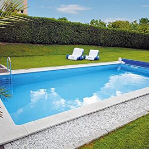 Alternative view of Summer Fun Styropor Schwimmbecken Set rechteckig inkl. Sandfilteranlage Lugano 700 x 350 x 150 cm Tiefbeckenleiter