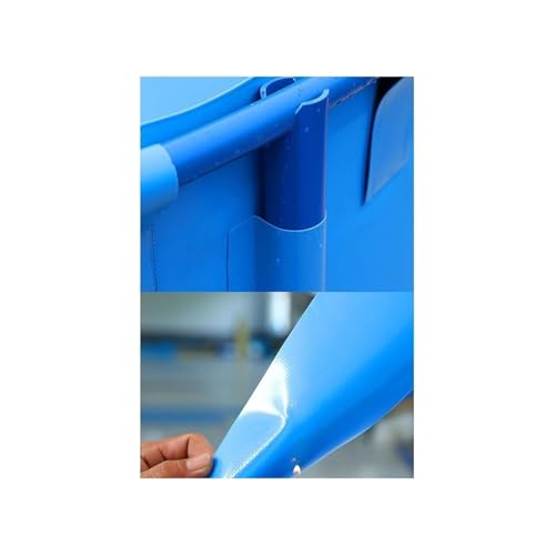 Aufstellpool, Oberirdischer Pool, Segeltuch, Fischteich, zusammenklappbares rundes Gestell, Koi-Wassertank(2X0.8M/2400L) – Bild 4