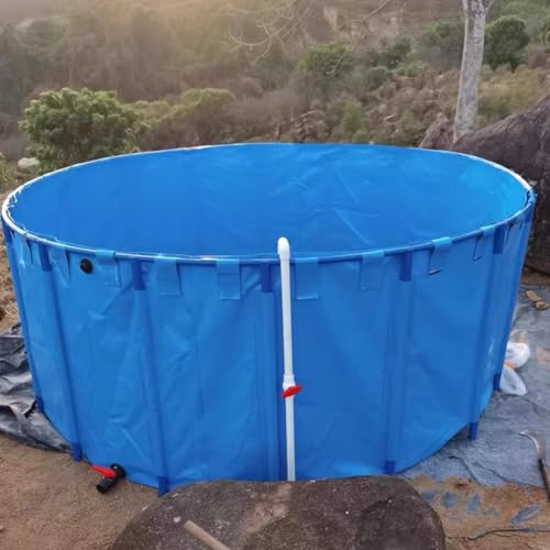 Aufstellpool, Robuster, gerahmter Fischteich aus PVC-Leinwand, for den Außenbereich(1.5x1.2m/4.92x3.94 ft) – Bild 6