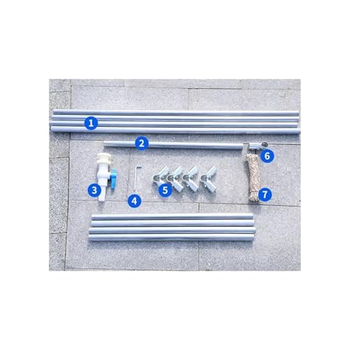 Aufstellpool, Überirdischer, tragbarer Wassertank for Koi-Teiche, faltbares Design aus PVC-Leinwand(5x2x0.9M) – Bild 6