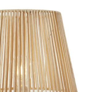 Alternative view of Qazqa Japandi außen Stehleuchte mit Schirm, Stehlampe für den Garten - Virginia - Beige, max. 15W, Geeignet für LED, 155cm, IP44, R