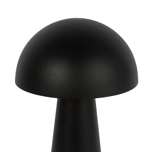 Qazqa Design außen Stehleuchte, Stehlampe für den Garten - Mushroom - Schwarz, max. 60W, Geeignet für LED, 50cm, IP44, Rund – Bild 6