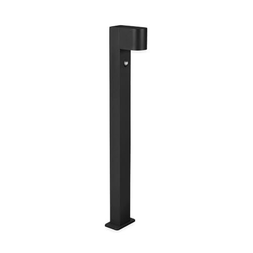Moderne Stehleuchte Für Den Außenbereich Für Terrasse Gartenweg Eingangsbereich Balkon Und Hof Mit Stilvoller Präsenz Harmonischer Wirkung Und Komfortabler Orientierung Im Freien COMPASS A3132PA-1BK